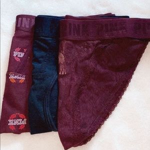 Victoria Secret PINK Panties (Set of Three)